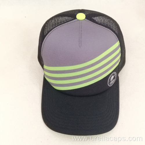 Snapback printing mesh cap